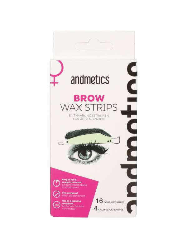 Andmetics Szemöldök formázó hideggyanta csík szett - 1 db