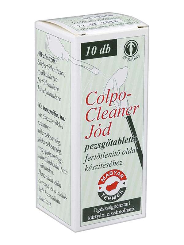 Colpo-Cleaner jód pezsgőtabletta - 10 db