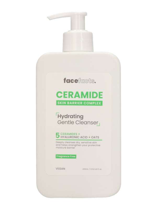 Face Facts Ceramide Hydrating Gentle Cleanser hidratáló arctisztító ceramidokkal - 400 ml