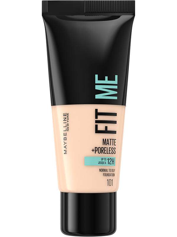 Maybelline Fit Me! Matte + Poreless alapozó /101 True Ivory - 1 db