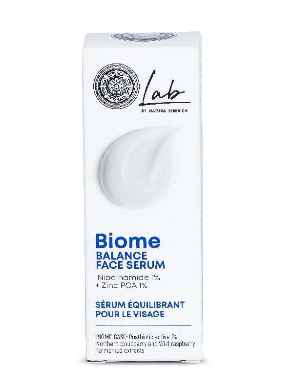 Natura Siberica Lab Biome Balance arcszérum, niacinamiddal - 30 ml