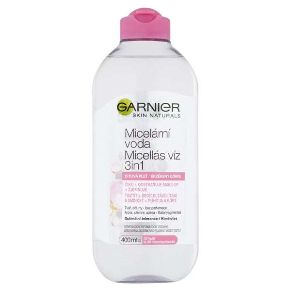 Garnier Skin Naturals Micellás Víz 3in1 Érzékeny Bőrre - 400 ml