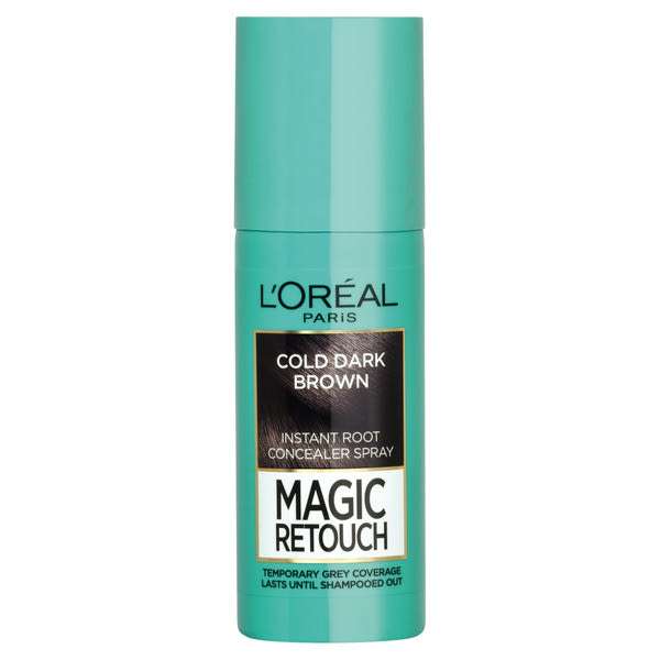 L'Oréal Paris Magic Retouch Hajtőszínező spray, feketésbarna 75 ml - 1 db