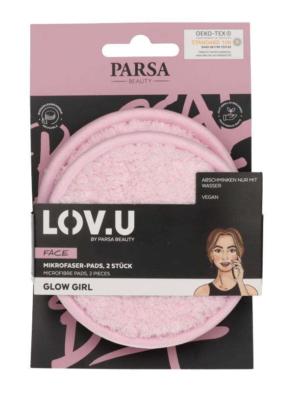 Parsa Beauty Lov.U arctisztító párna mikroszálas - 2 db