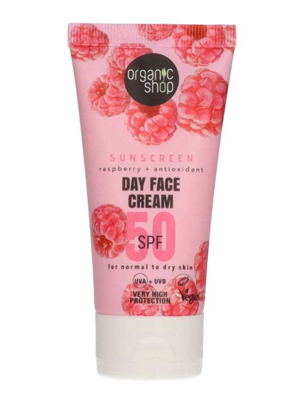 Organic Shop mindennapos arcápoló krém SPF50 - 50 ml