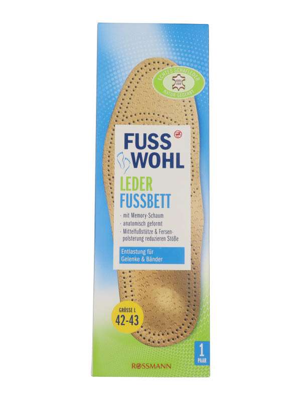 Fuss Wohl bőr talpbetét L 42/43 - 1 db