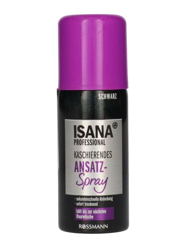Isana Hair Fekete Hajszínező spray - 75 ml
