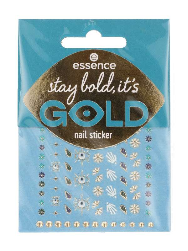 Essence Stay Bold, It's Gold körömmatrica - 1 db