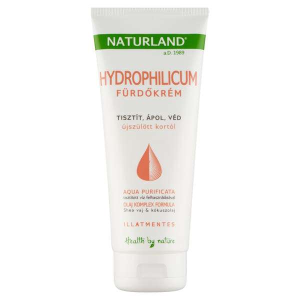 Naturland Hydrophilicum fürdőkrém illatmentes - 180 ml