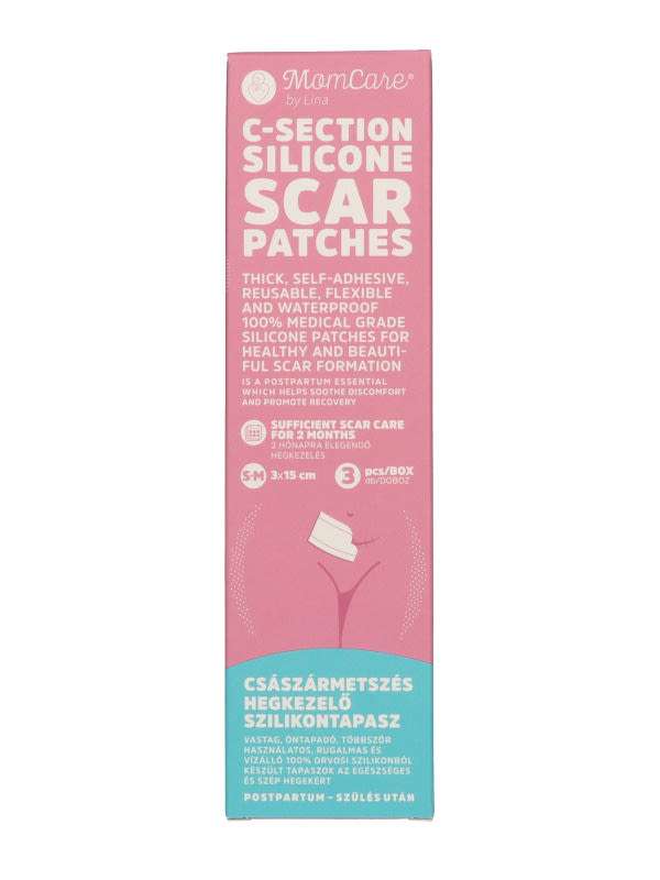 Momcare császármetszés hegkezelő szilikontapasz - 1 db