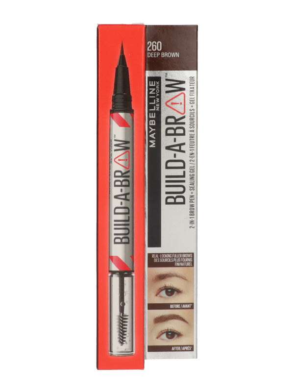 Maybelline Build A Brow 2in1 szemöldökgél /260 Dark Brown - 1 db