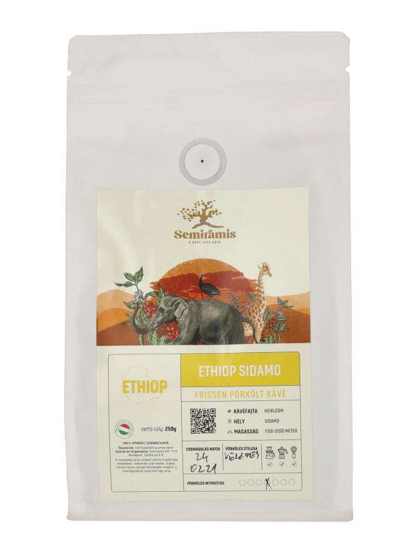 Semiramis Ethiop Sidamo szemes kávé - 250 g