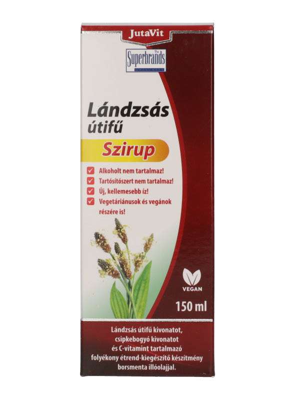 JutaVit Lándzsás útifű szirup - 150 ml