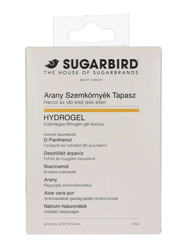 Sugarbird szemkörnyék tapasz /arany - 1 db