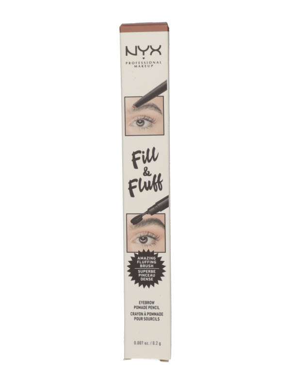 NYX Professional Makeup Fill & Fluff Eyebrow Pomade Pencil szemöldök ceruza /Fluff Auburn - 1 db