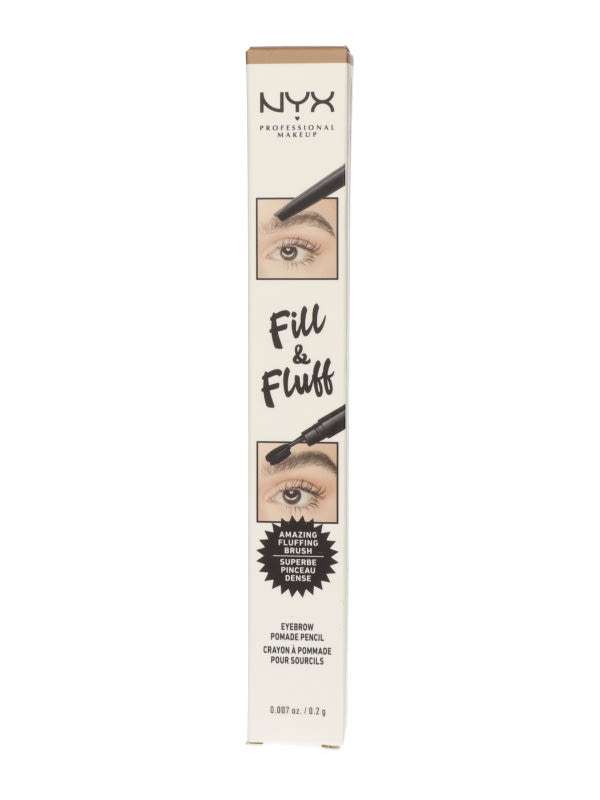 NYX Professional Makeup Fill & Fluff Eyebrow Pomade Pencil szemöldök ceruza /Fluff Blonde - 1 db