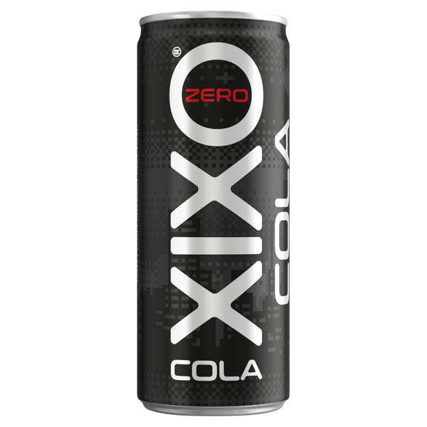 XIXO Cola Zero kólaízű, szénsavas üdítőital édesítőszerekkel - 250 ml