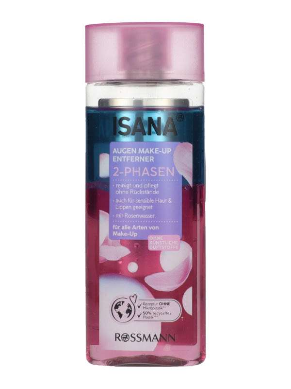 Isana 2 fázisú sminklemosó - 100 ml