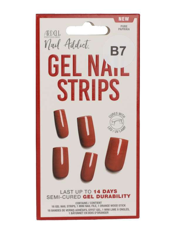 Ardell Gel Nails körömmatrica /Pure Paprika - 1 db