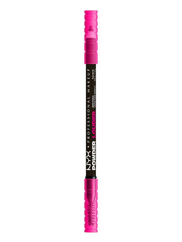 NYX Professional Makeup Powder Louder szemöldökceruza /Black - 1 db