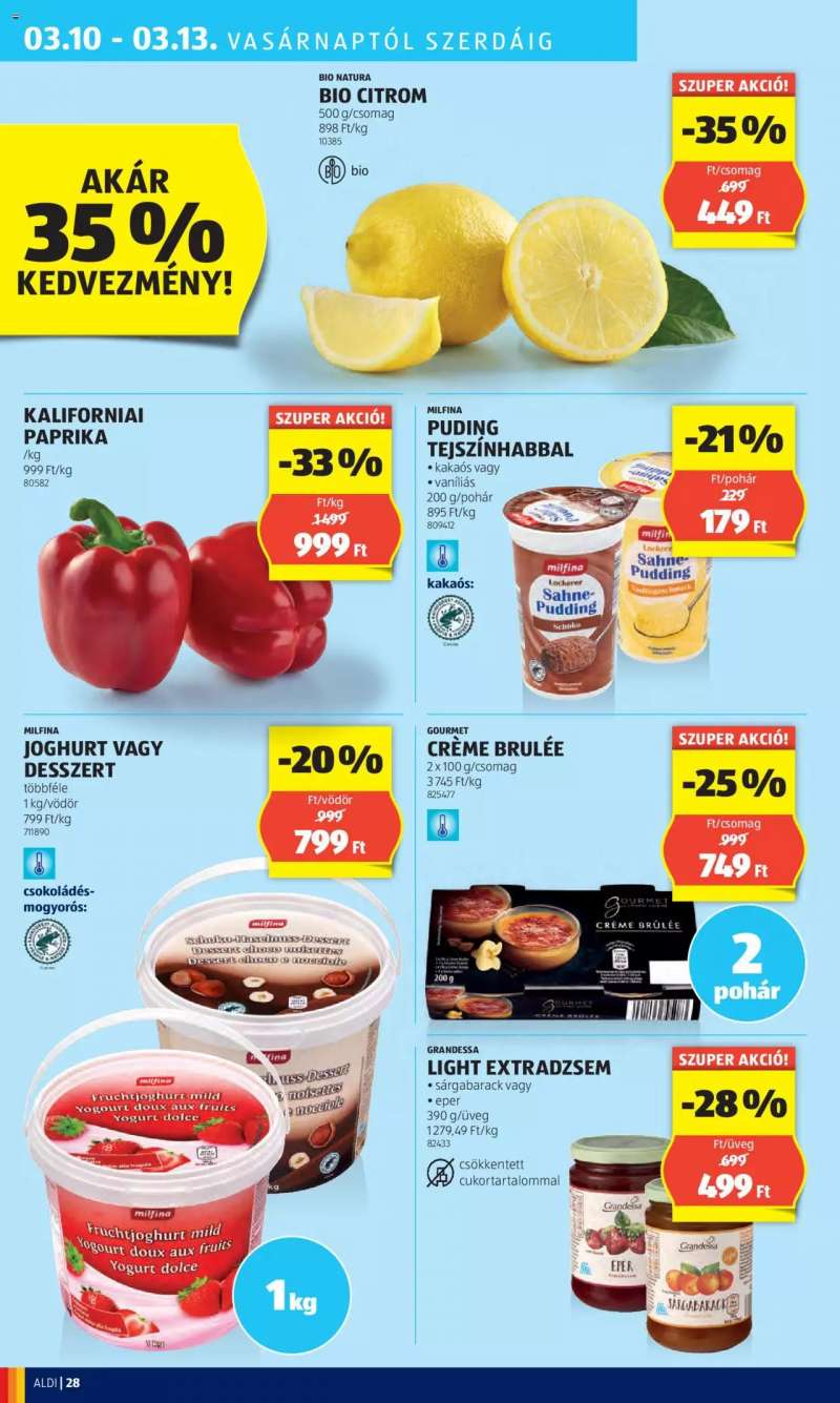 Aldi Akciós Újság Aldi 32 oldal