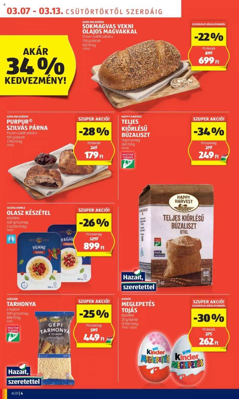 Aldi Akciós Újság Aldi 4 oldal