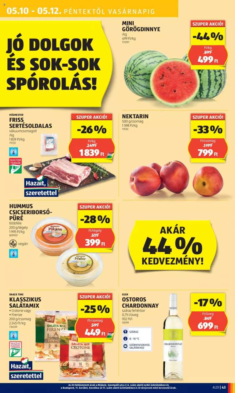 Aldi Akciós Újság Aldi 47 oldal