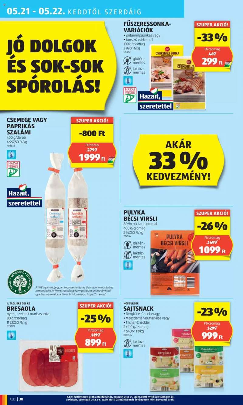 Aldi Akciós Újság Aldi 34 oldal