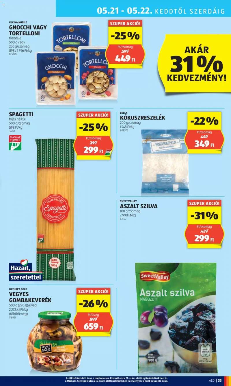 Aldi Akciós Újság Aldi 37 oldal