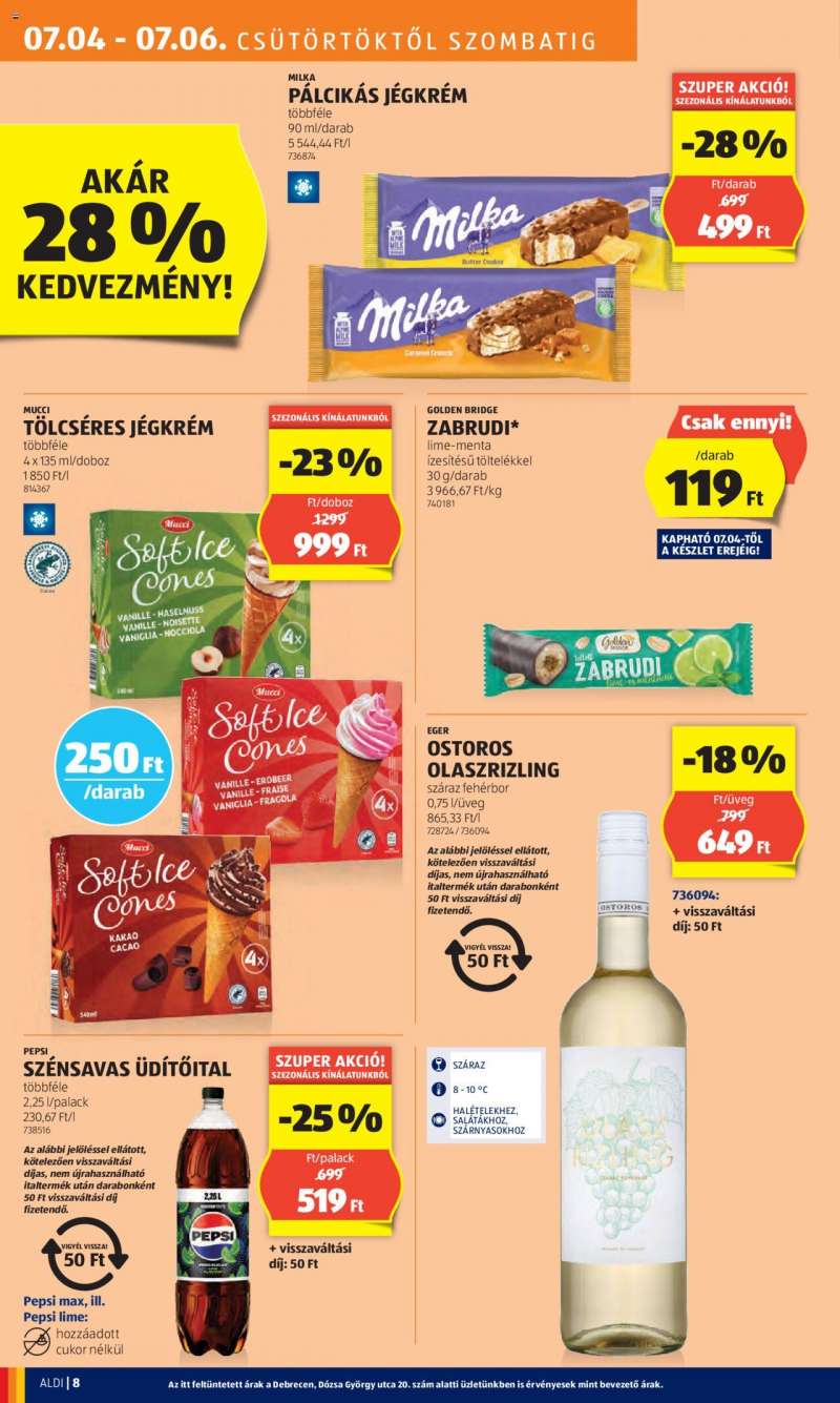 Aldi Akciós újság Aldi 10 oldal