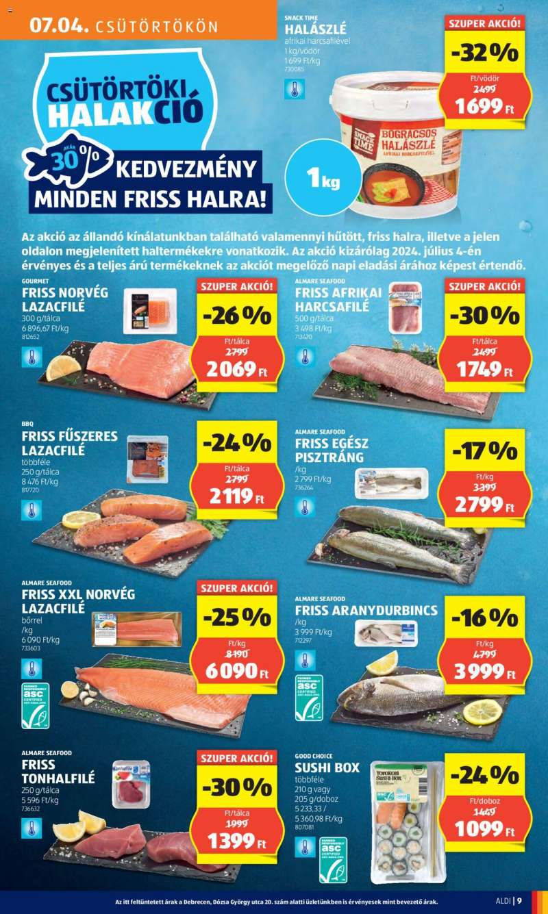 Aldi Akciós újság Aldi 11 oldal