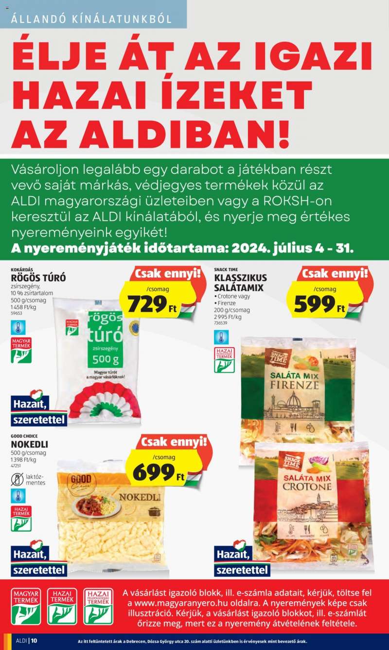 Aldi Akciós újság Aldi 12 oldal