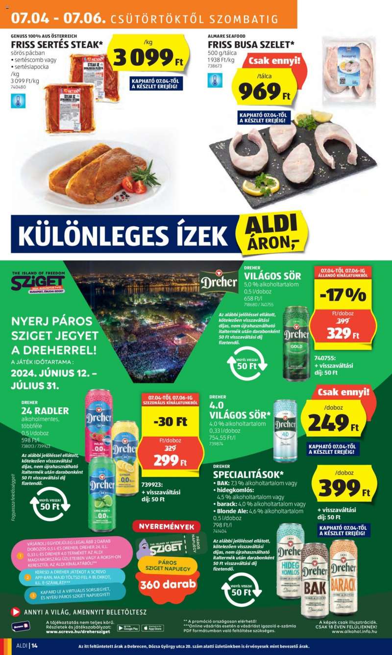 Aldi Akciós újság Aldi 16 oldal