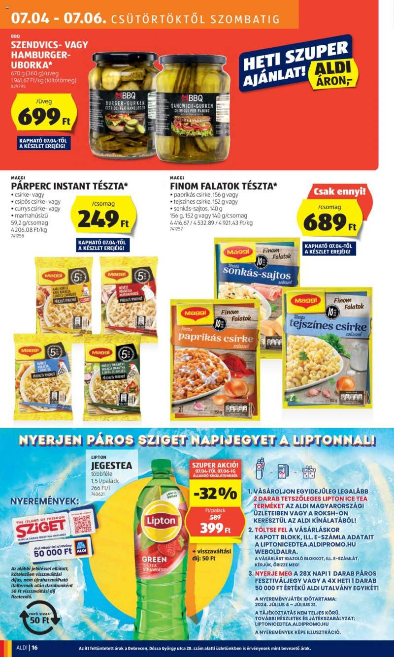 Aldi Akciós újság Aldi 18 oldal