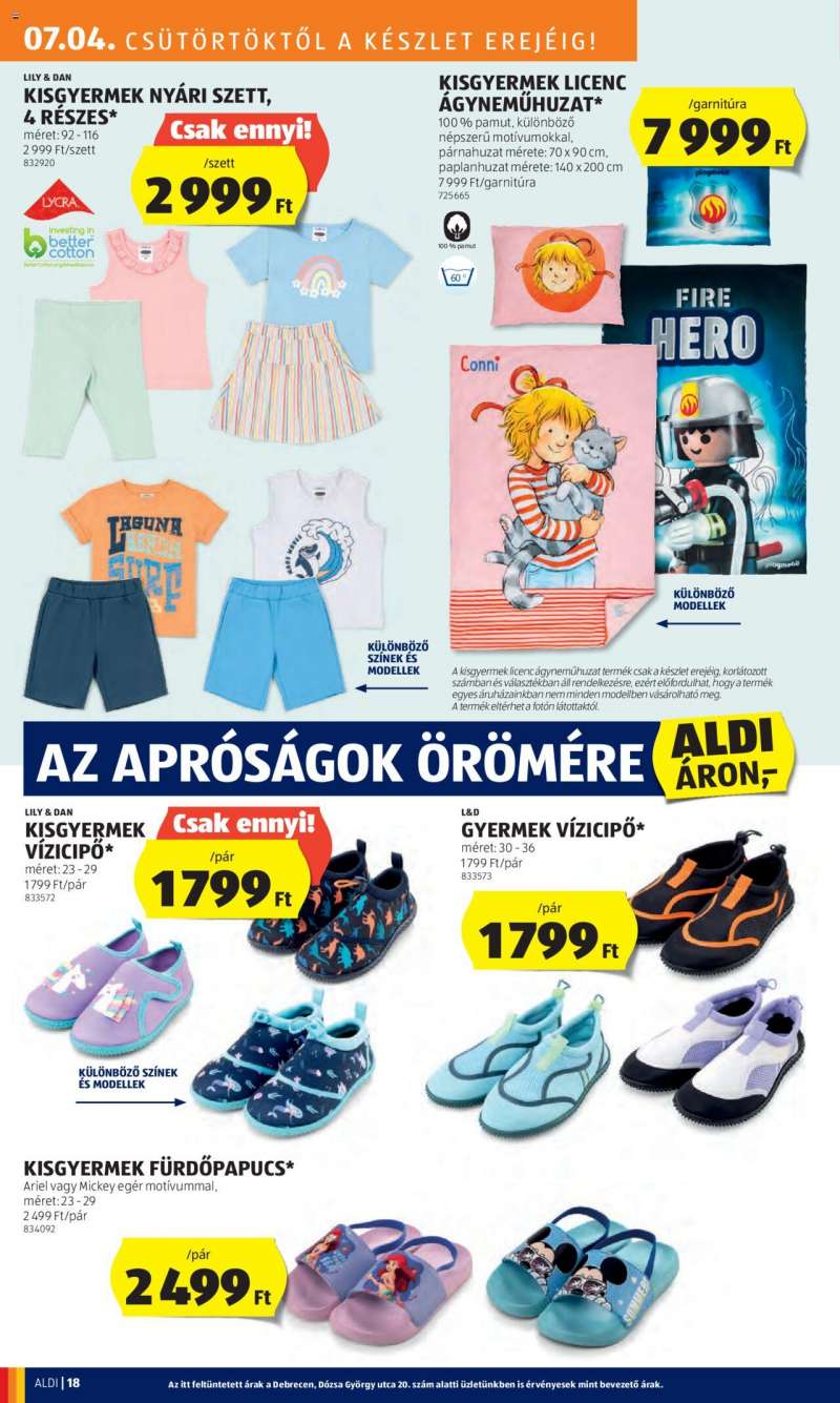 Aldi Akciós újság Aldi 20 oldal