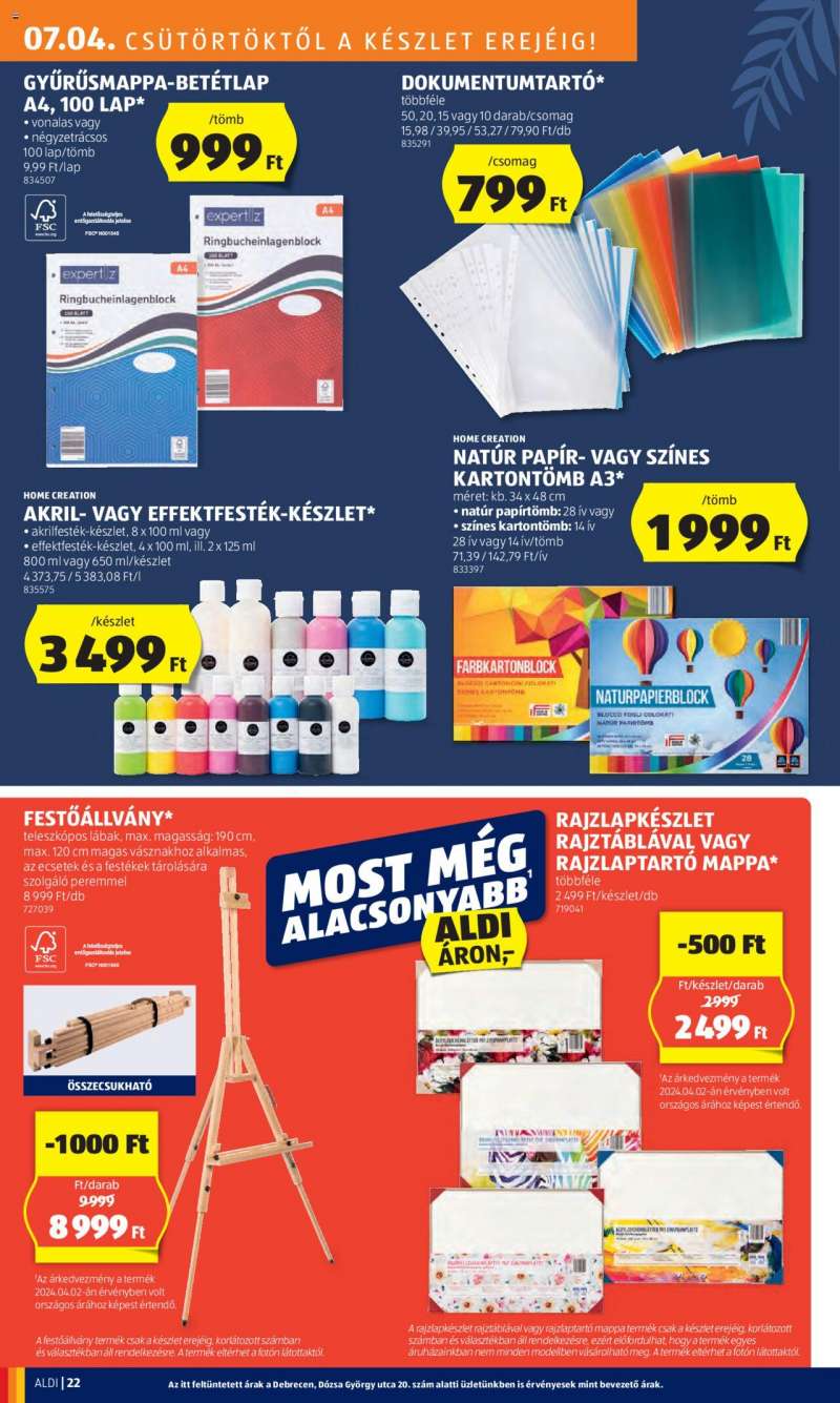 Aldi Akciós újság Aldi 24 oldal