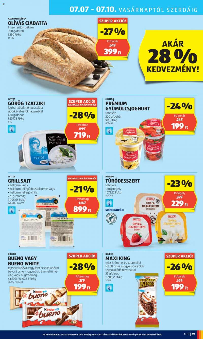 Aldi Akciós újság Aldi 33 oldal