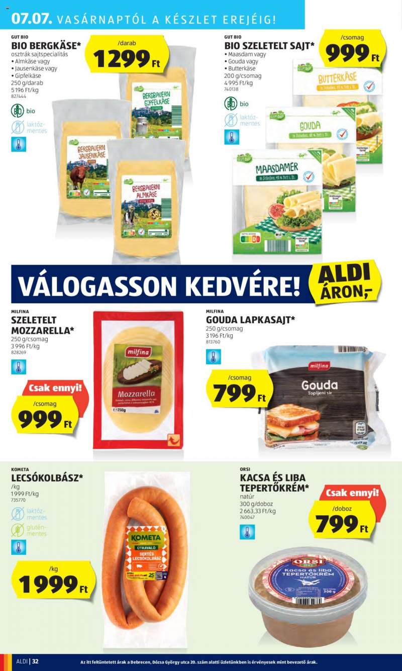 Aldi Akciós újság Aldi 36 oldal