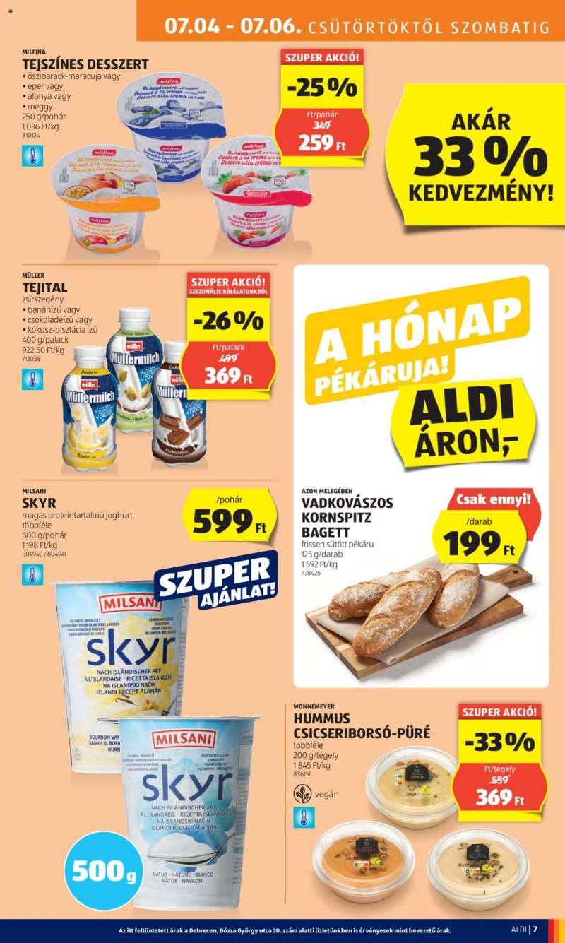 Aldi Akciós újság Aldi 9 oldal