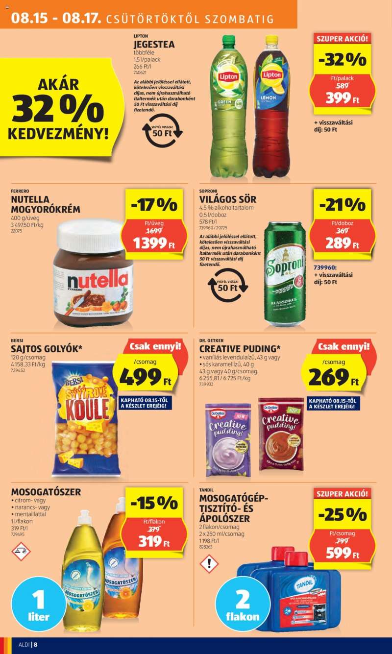 Aldi Akciós újság Aldi 12 oldal