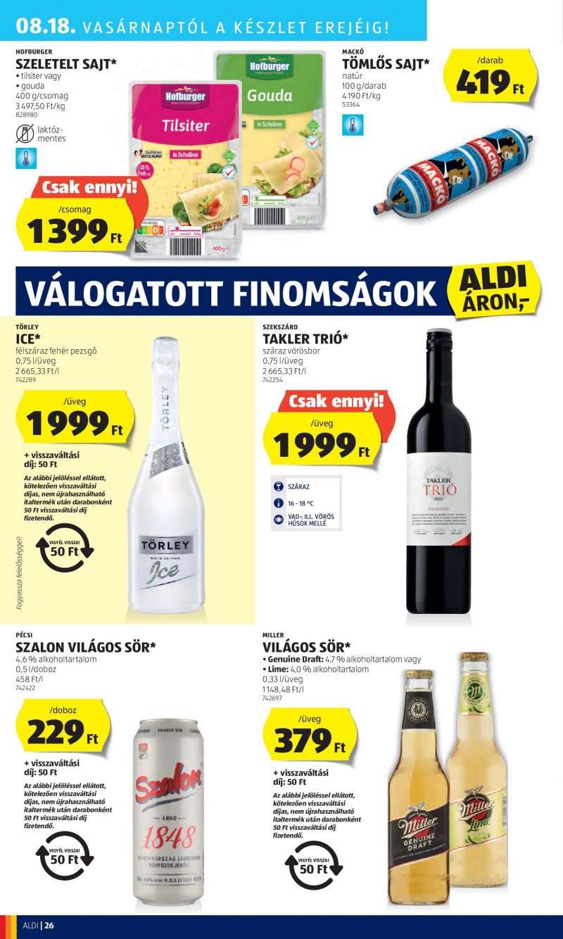 Aldi Akciós újság Aldi 32 oldal