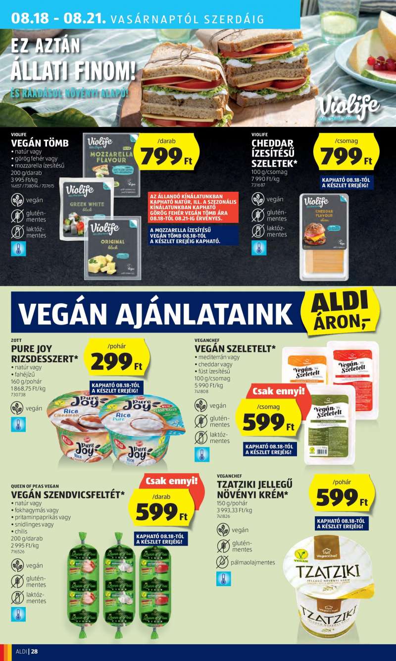 Aldi Akciós újság Aldi 34 oldal