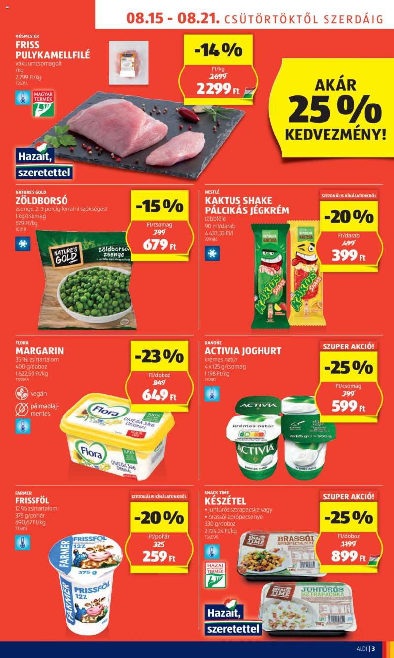 Aldi Akciós újság Aldi 7 oldal