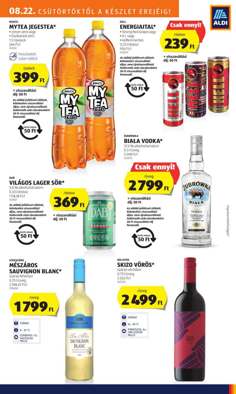 Aldi Akciós Újság 15 oldal