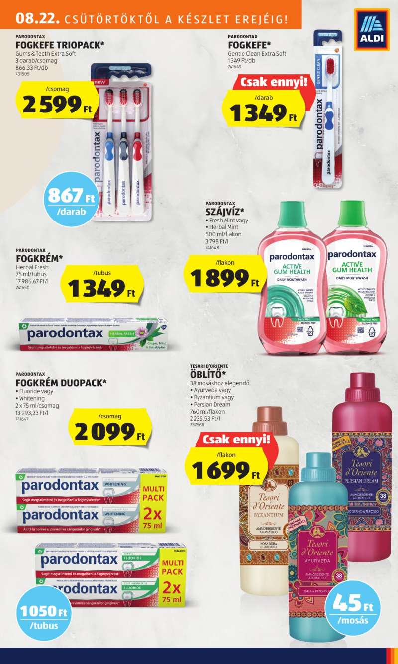 Aldi Akciós Újság 21 oldal