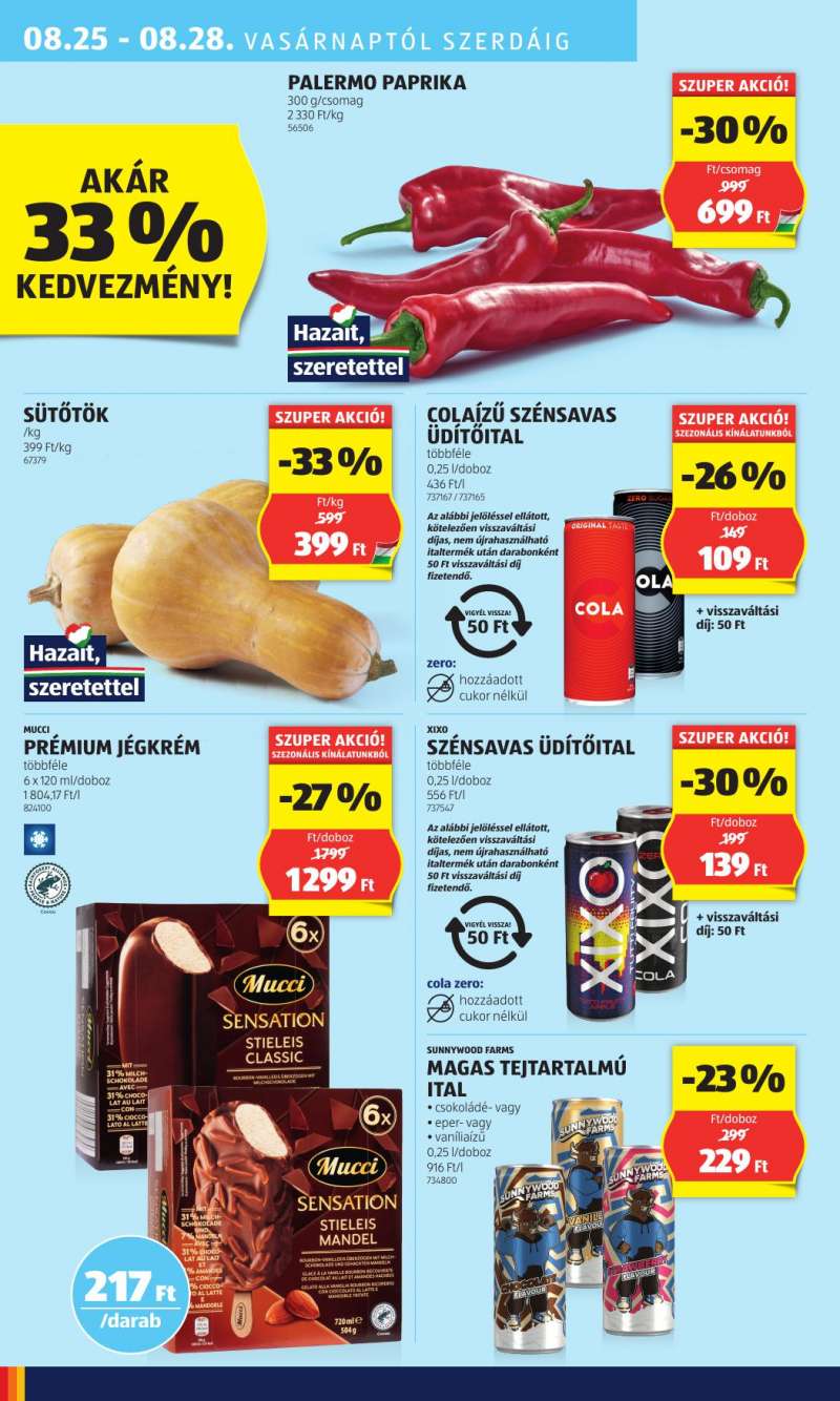 Aldi Akciós Újság 30 oldal