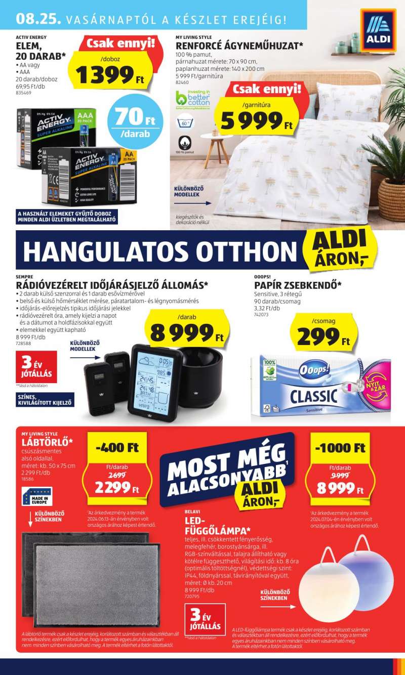 Aldi Akciós Újság 39 oldal