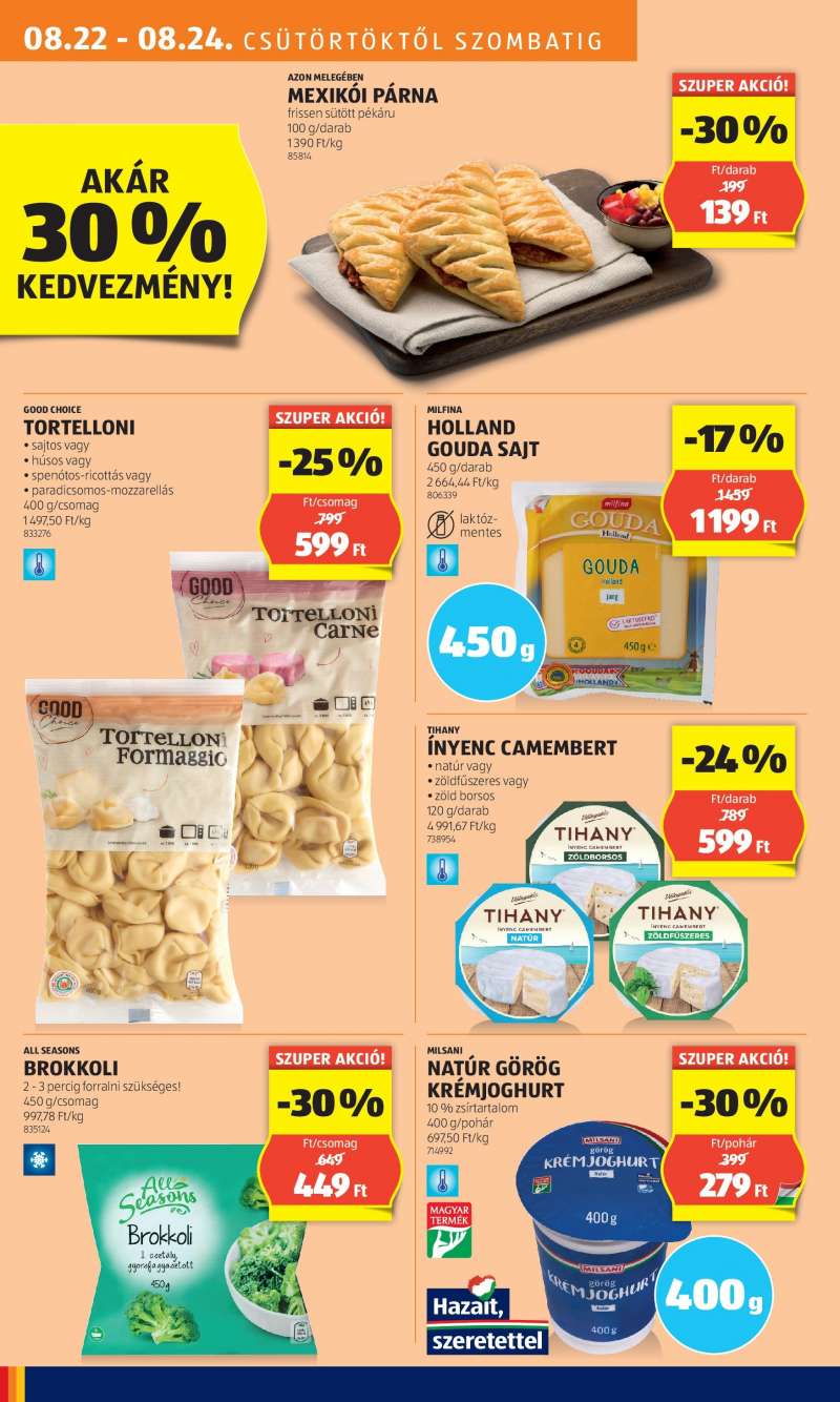 Aldi Akciós újság Aldi 10 oldal