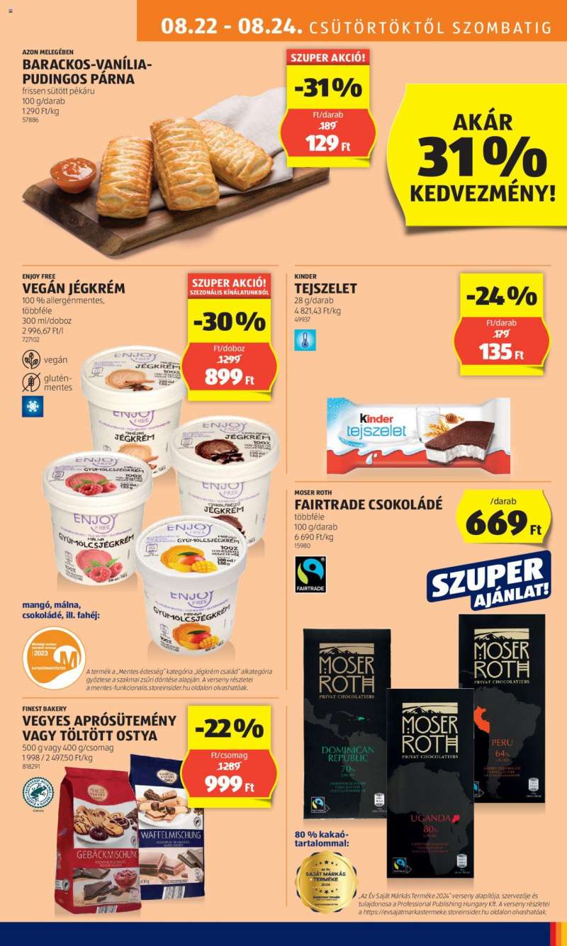 Aldi Akciós újság Aldi 11 oldal