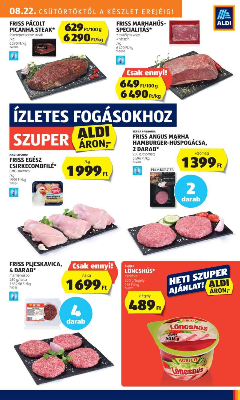 Aldi Akciós újság Aldi 13 oldal